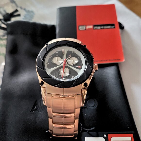 D.Factory Black-Label Rose Gold Chronograph Men's Watch - Picture 5 of 7